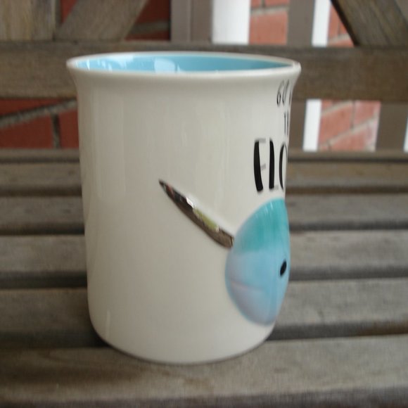 NARWHAL Go With The Flow Sculpted 16 oz Mug - Picture 5 of 7